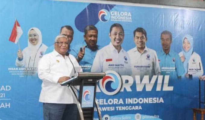 Partai Gelora Dibuka Gubernur Ali Mazi-JaringPos