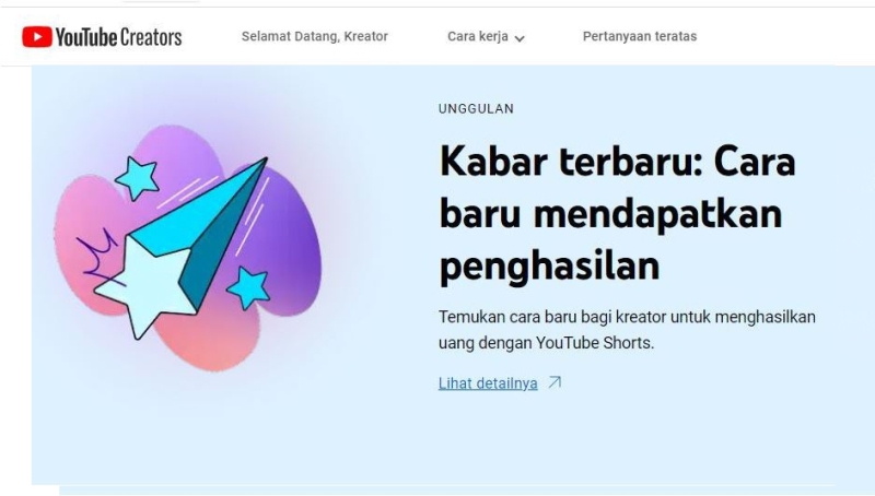 YouTube Perluas Program Partner Bagi Kreator, Video Shorts Bisa di Monetisasi Mulai 2023 1 Video Shorts Bisa di Monetisasi Mulai 2023